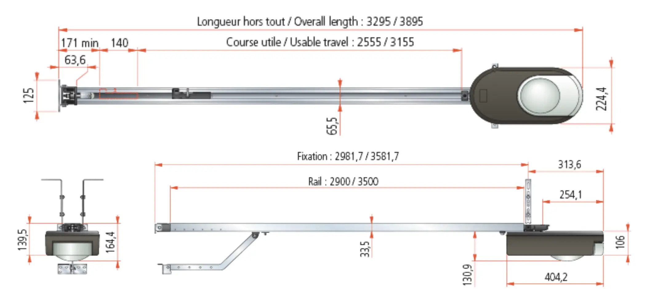 GM800 + 2 vysílače TSA+ 4k