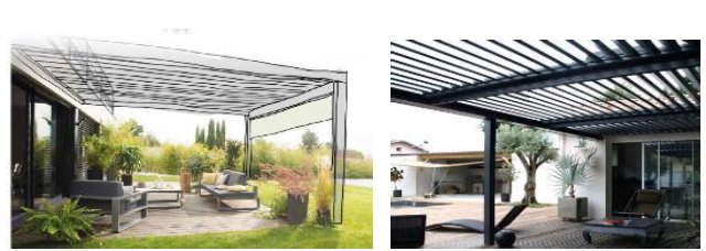 Pergola Tilt 24 V 150 mm 0°