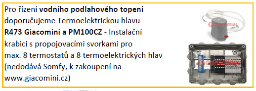Somfy Termostat bezdrátový